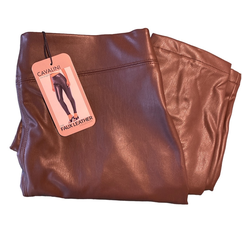 NWT Cavalini Faux Leather Pants. Size XL - Picture 1 of 2
